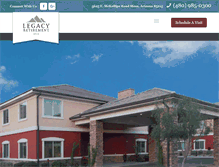 Tablet Screenshot of legacymesa.com